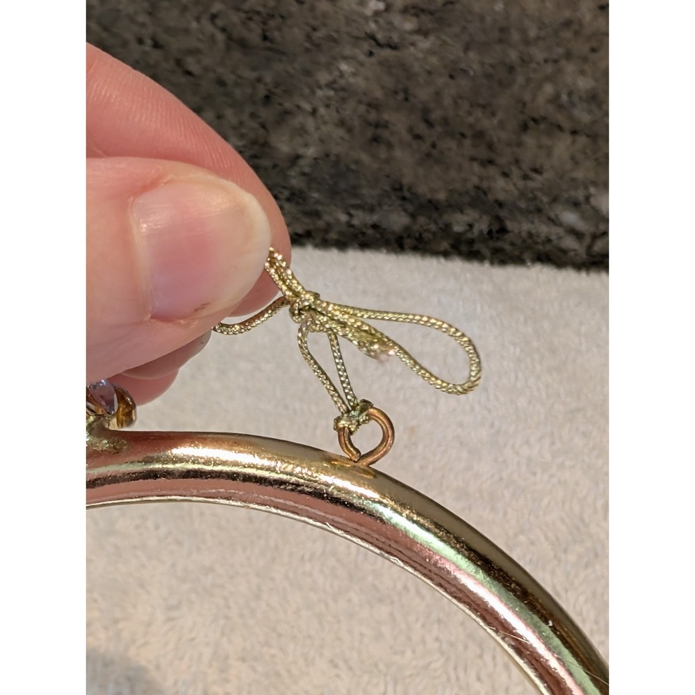Disney Parks Mickey Minnie Mouse Wedding Engamement Ring Marriage Ornament Bride - Picture 11 of 12